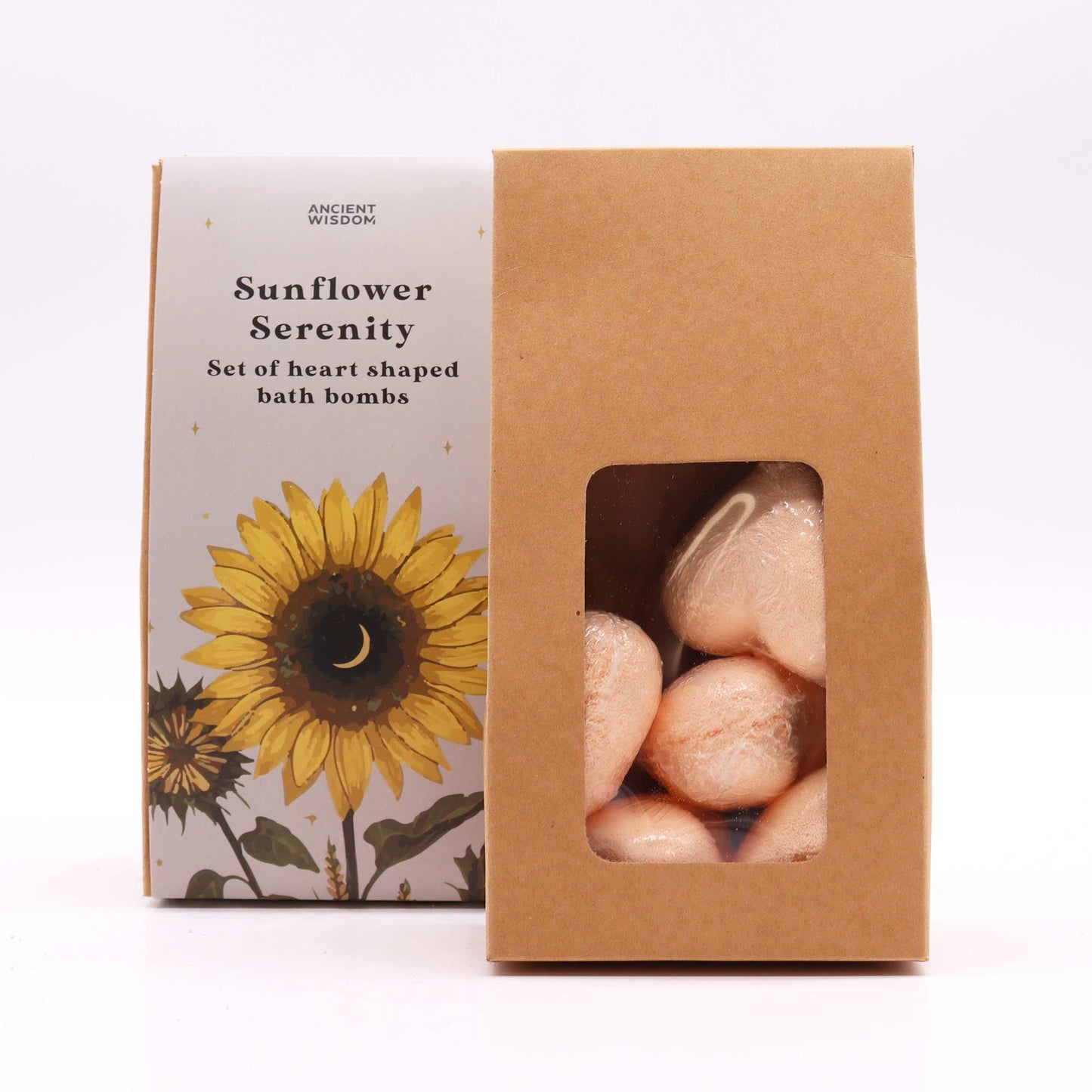 Sunflower Serenity Bath Heart Gift Set - Calico pony Creations