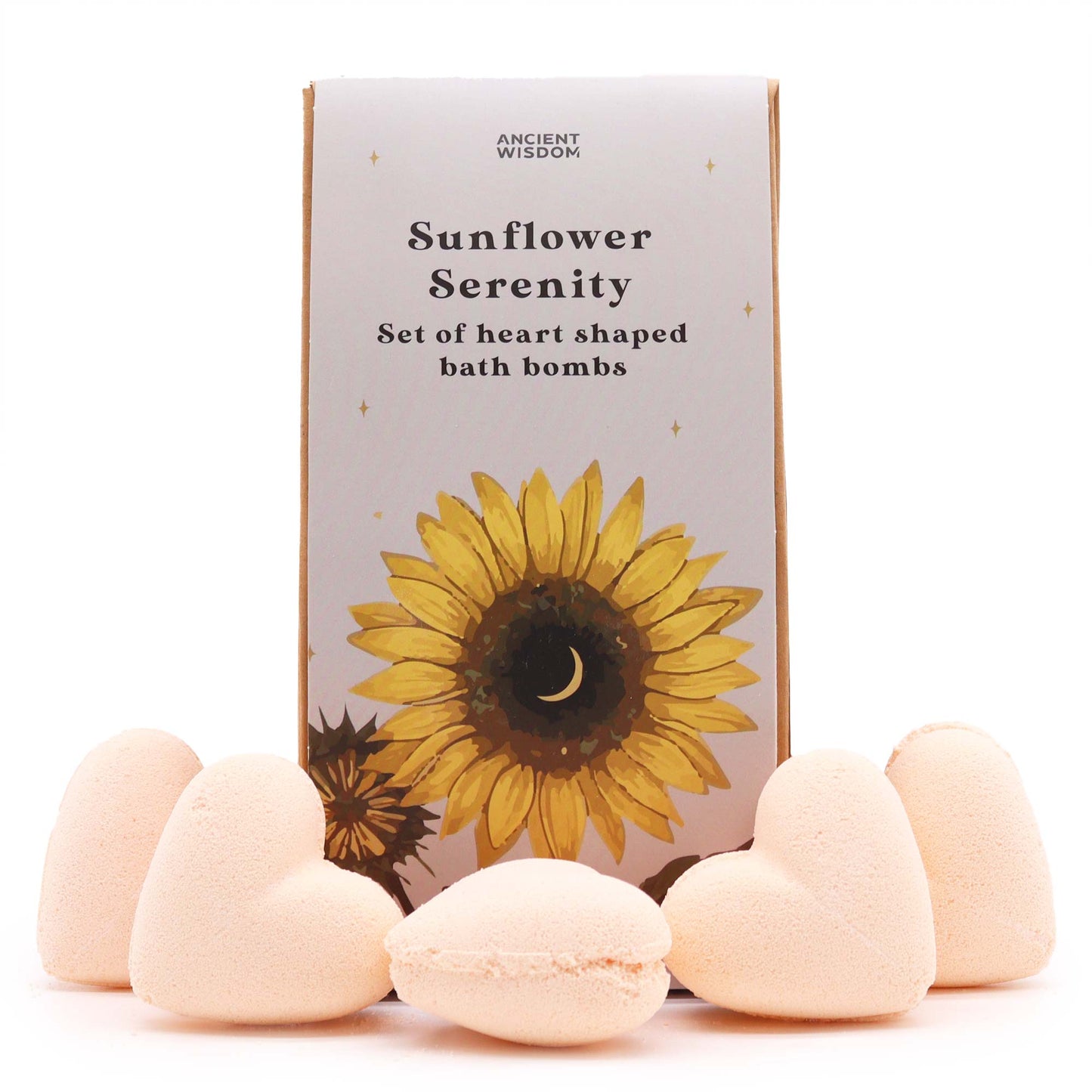 Sunflower Serenity Bath Heart Gift Set - Calico pony Creations