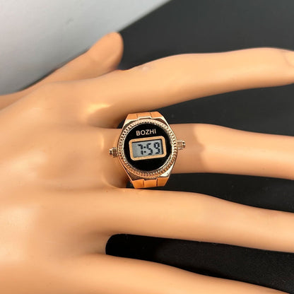 Women's Fashion Electronic Watch Mini Ring Watch - Calico pony Creations