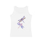 Dragonfly Print Women's Tank Top, Summer Top, Casual Wear, Gift for Her, Nature