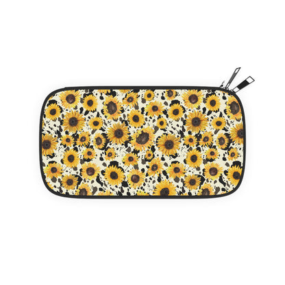 Sunflower Passport Wallet, Travel Organizer, Floral Travel Accessory, Travel