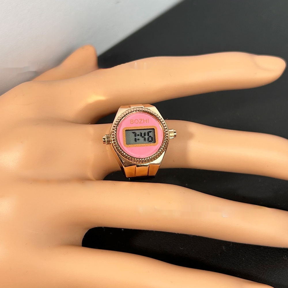 Women's Fashion Electronic Watch Mini Ring Watch - Calico pony Creations