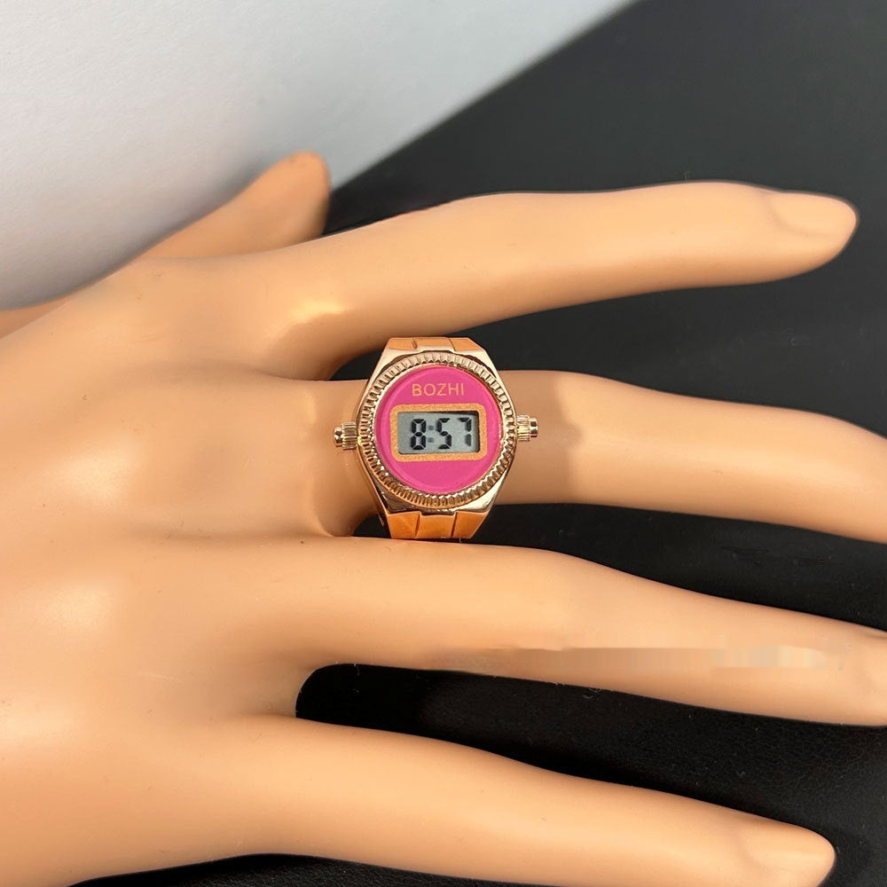 Women's Fashion Electronic Watch Mini Ring Watch - Calico pony Creations