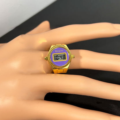 Women's Fashion Electronic Watch Mini Ring Watch - Calico pony Creations