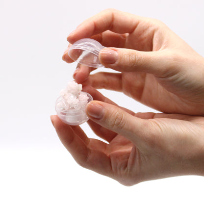 Rose Quartz Gem Bracelet Bath Bomb - Calico pony Creations