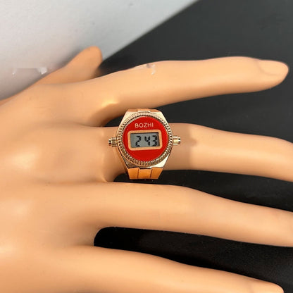 Women's Fashion Electronic Watch Mini Ring Watch - Calico pony Creations