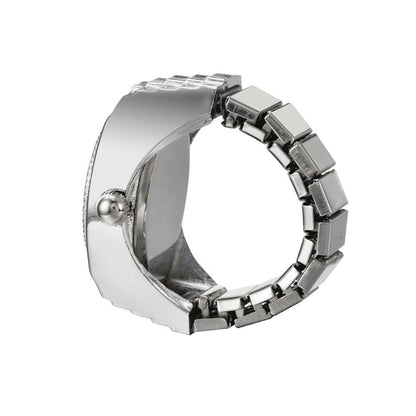 Simple Alloy Watch Ring Creative Watch - Calico pony Creations