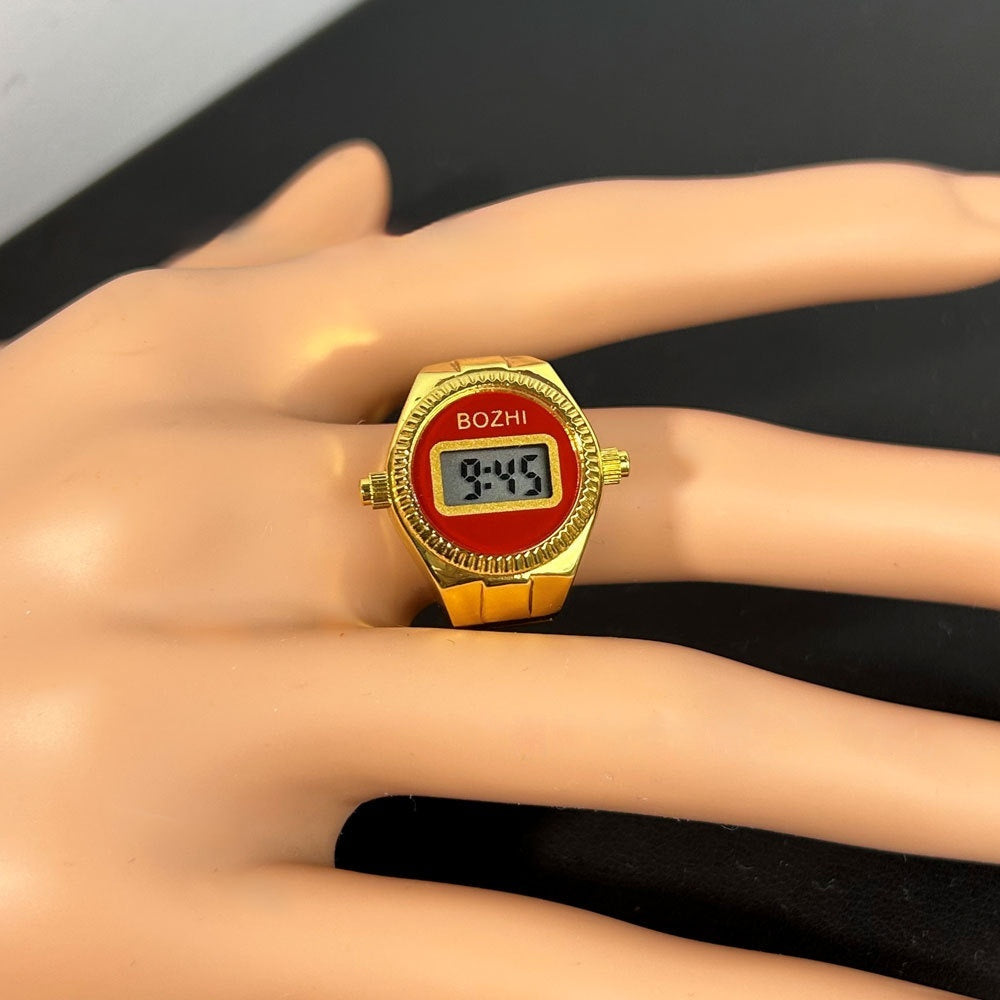 Women's Fashion Electronic Watch Mini Ring Watch - Calico pony Creations