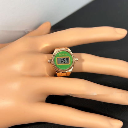 Women's Fashion Electronic Watch Mini Ring Watch - Calico pony Creations