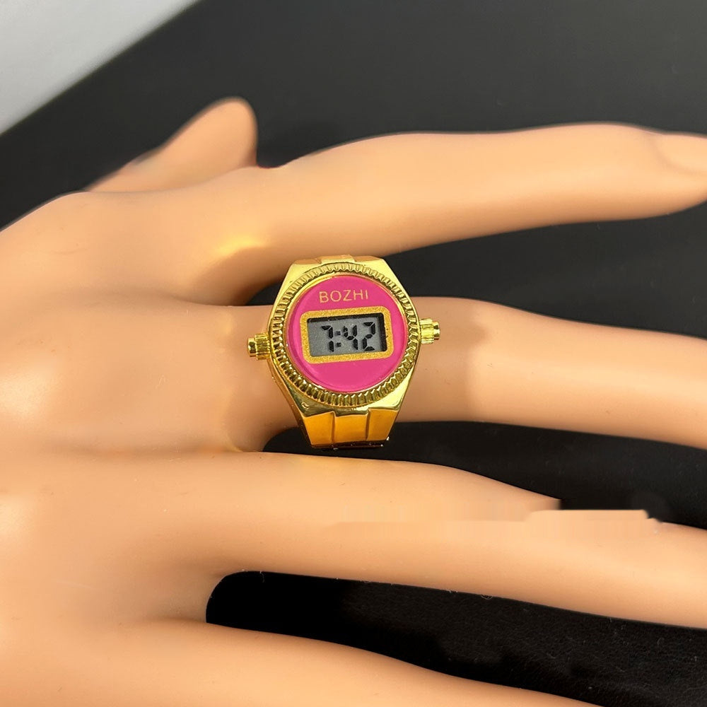 Women's Fashion Electronic Watch Mini Ring Watch - Calico pony Creations