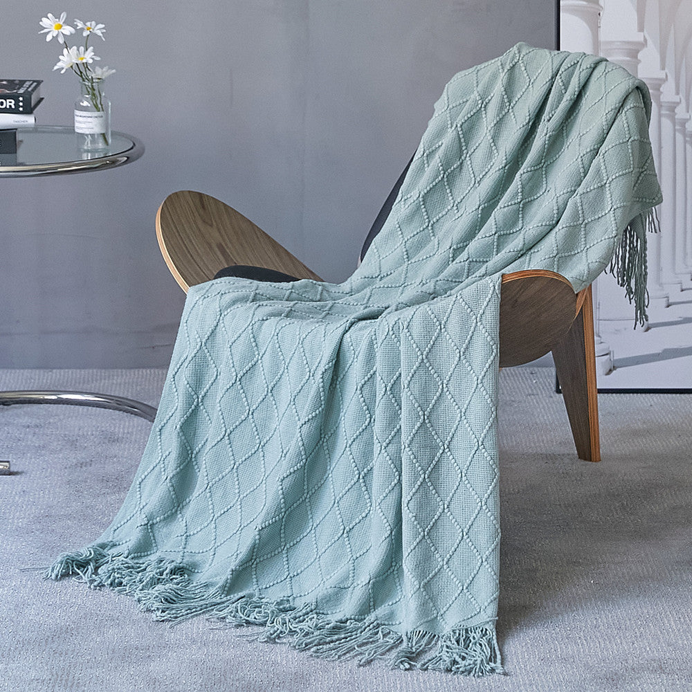 Sofa Blanket Cover Blanket Nordic Cashmere feel Blanket - Calico pony Creations