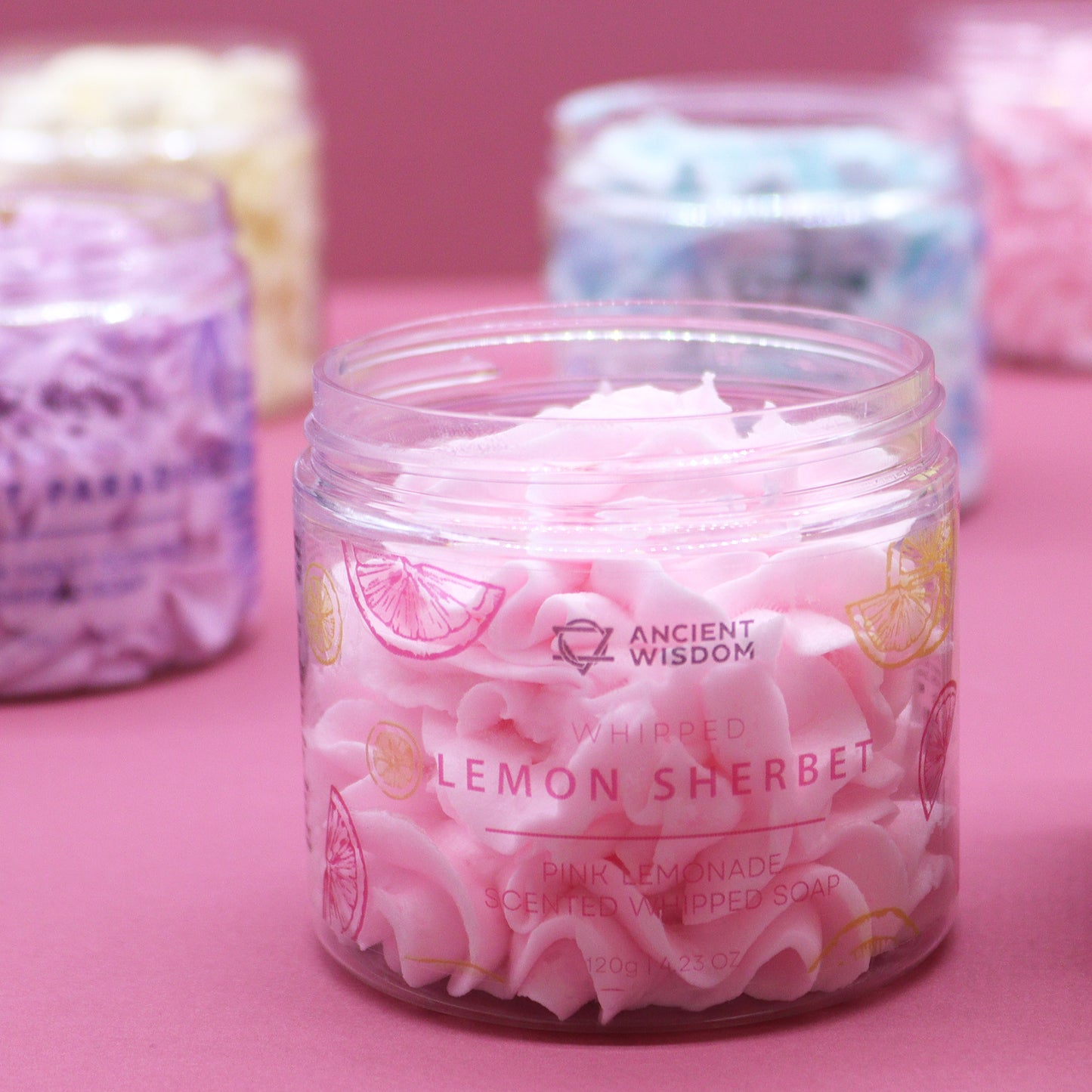 Pink Lemonade Whipped Soap - Calico pony Creations